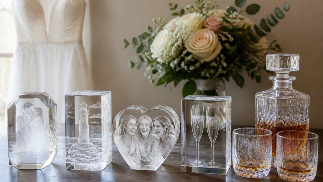 Custom Crystal Art for Bridal Parties: 5 Options